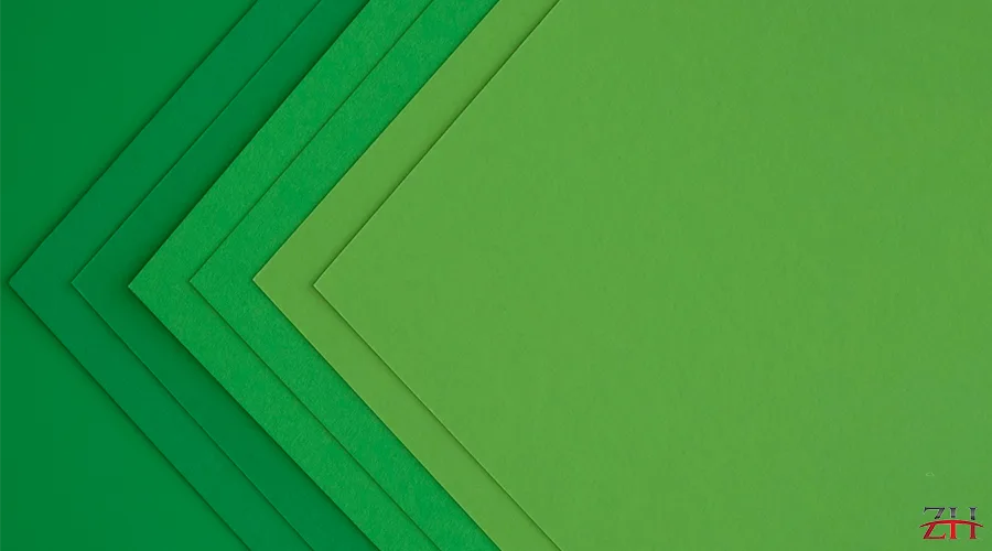 روش تشکیل رنگ سبز و انواع طیف‌های آن